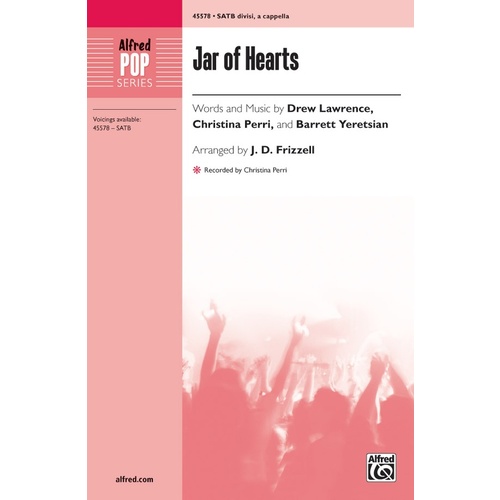 Jar Of Hearts SATB