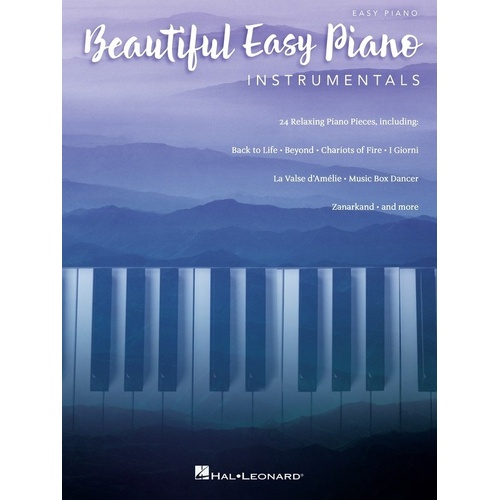 Easy Piano Instrumentals Collection by Hal Leonard - 24 Melodic Arrangements