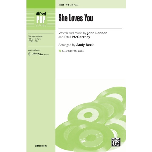 She Loves You TB Choral Sheet Music