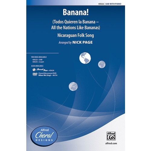 Banana SAB Choral Sheet Music