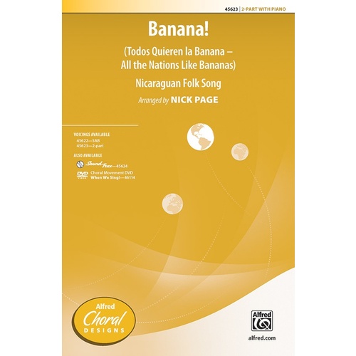 Banana SA Choral Sheet Music