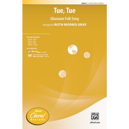 Tue Tue SA Choral Sheet Music