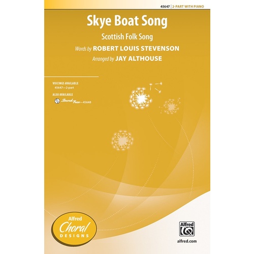Skye Boat Song SA Choral Sheet Music