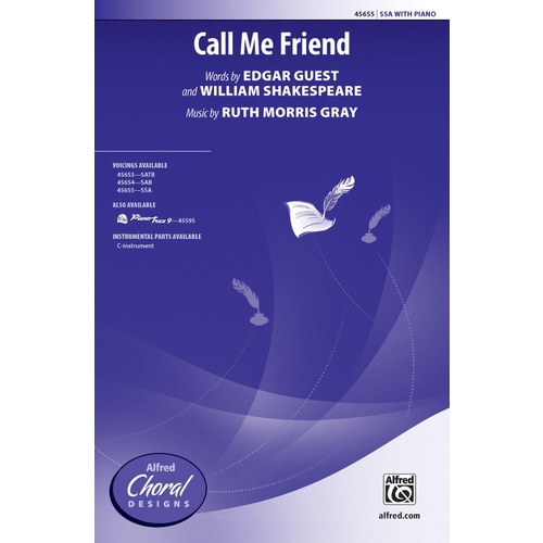 Call Me Friend SSA