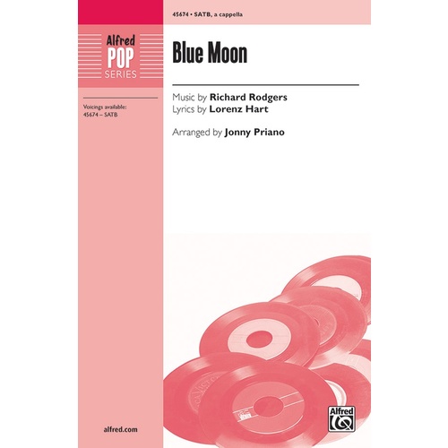 Blue Moon SATB Choral Sheet Music