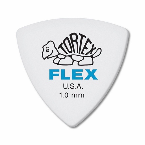 72 x Jim Dunlop Tortex Triangle FLEX 1.00MM Gauge Guitar Picks 456R