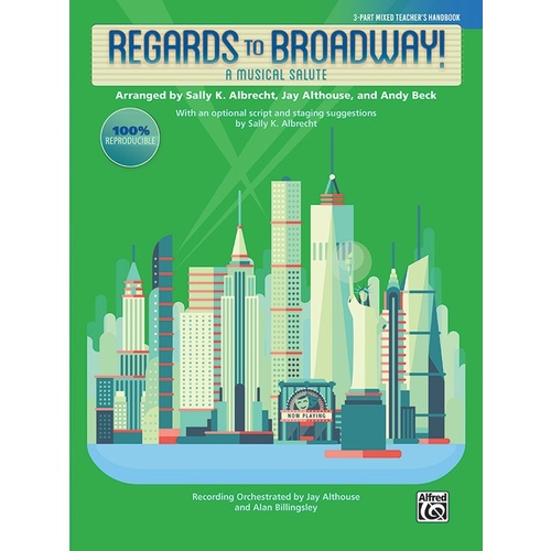 Regards To Broadway 3 Part Teacher's Handbook