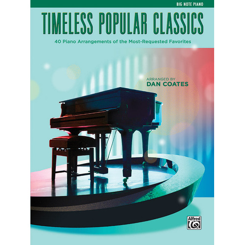 Timeless Popular Classics Big Note Piano Sheet Music Collection