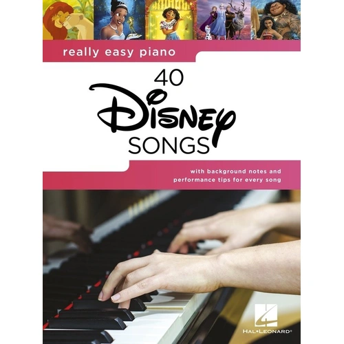 Really Easy Piano - 40 Disney Songs by Hal Leonard