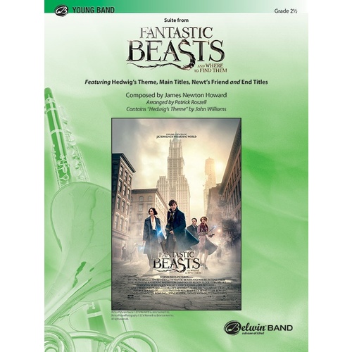 Suite From Fantastic Beasts Concert Band Gr 2.5