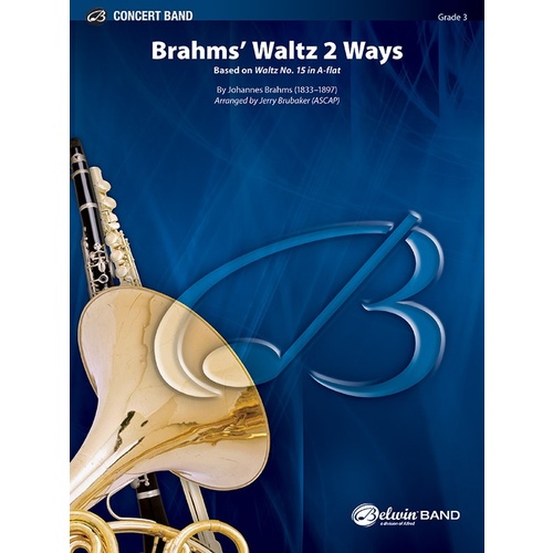 Brahms Waltz 2 Ways Concert Band Gr 3