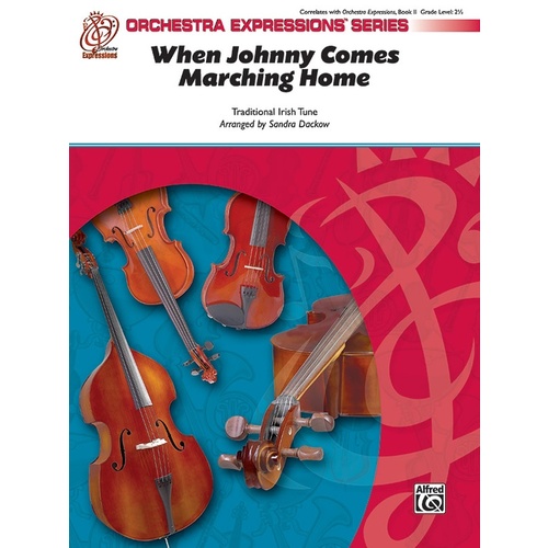 When Johnny Comes Marching Home String Orchestra Sheet Music Grade 2.5