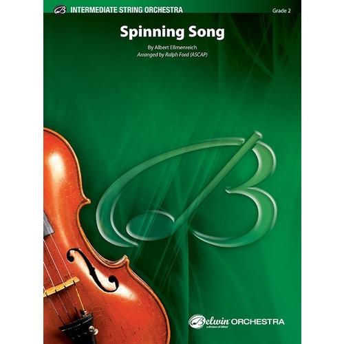 Spinning Song SO Grade 2 String Orchestra Sheet Music by Ellmenreich, Arr. Ford
