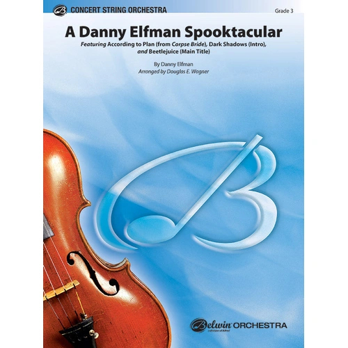 Danny Elfman Spooktacular SO Gr 3 String Orchestra Sheet Music