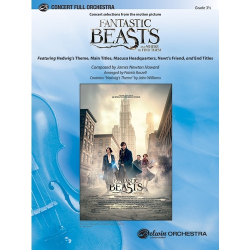 Fantastic Beasts And Where To Find Them Full Orchestra Gr 3.5