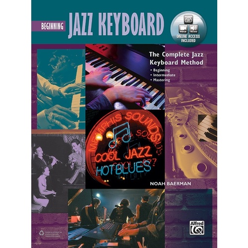 Beginning Jazz Keyboard Book and DVD