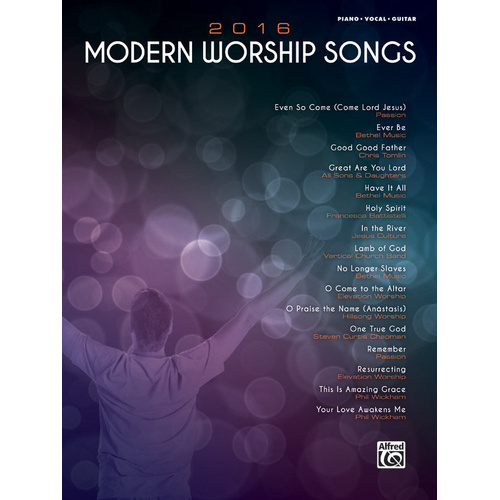 2016 Modern Worship Songs Piano Vocal Guitar Sheet Music