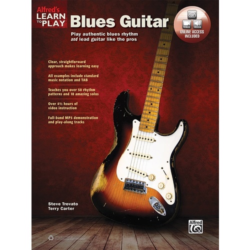 Alfred's Learn to Play Blues Guitar Book