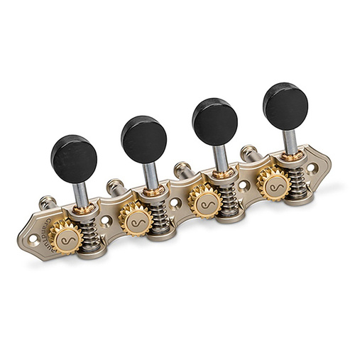 Schaller GrandTune Mandolin A-Style Satin Pearl Ebony Tuning Machine