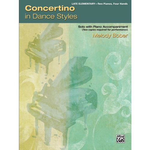 Concertino In Dance Styles 2 Piano 4 Hands