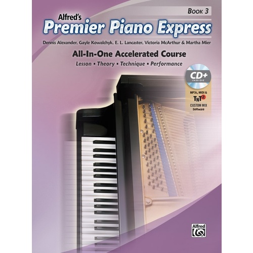 Premier Piano Express Book 3 Book/CDrom/Oa