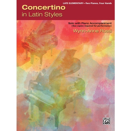 Concertino In Latin Styles 2 Piano 4 Hands