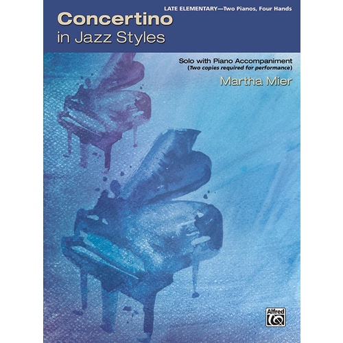 Concertino In Jazz Styles 2 Piano 4 Hands