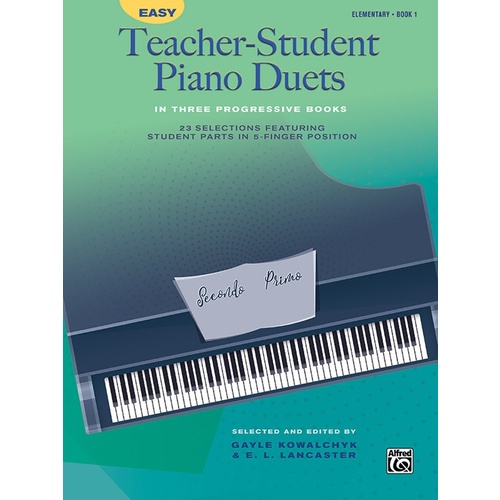 Easy Teacher-Student Piano Duets Book 1