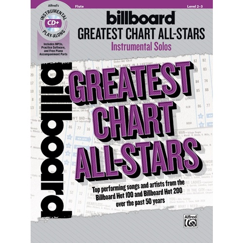 Billboard Greatest Chart All Stars Flute Book/CD