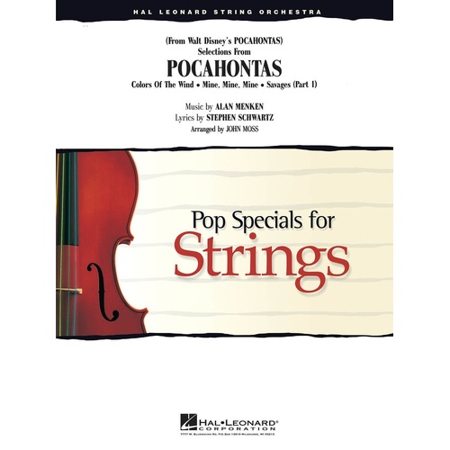 Pop Specials for Strings - Pocahontas Selections 3 (Music Score/Parts)