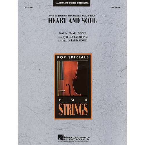 Heart And Soul String Orch Gr 3 Arr Moore 