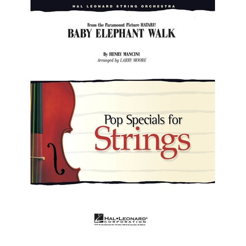 Pop Specials for Strings - Baby Elephant Walk 3 (Music Score/Parts)