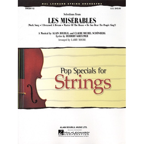 Les Miserables Selections String Orch Gr 3 (Music Score/Parts)