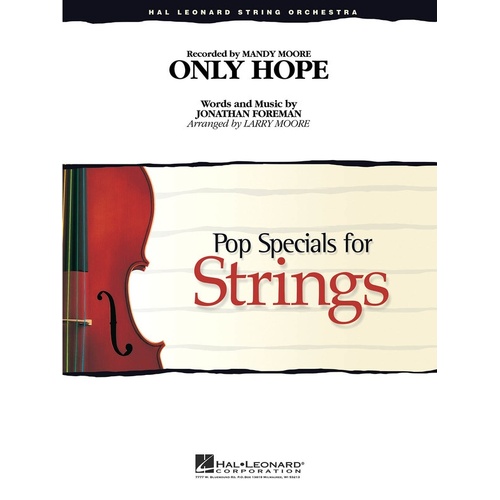 Pop Specials for Strings - Only Hope 3 (Music Score/Parts)