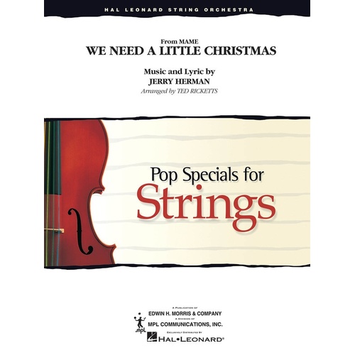 We Need A Little Christmas So3-4 (Music Score/Parts)