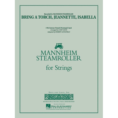 Pop Specials for Strings - Bring A Torch Jeannette Isabella 3-4 (Music Score/Parts)