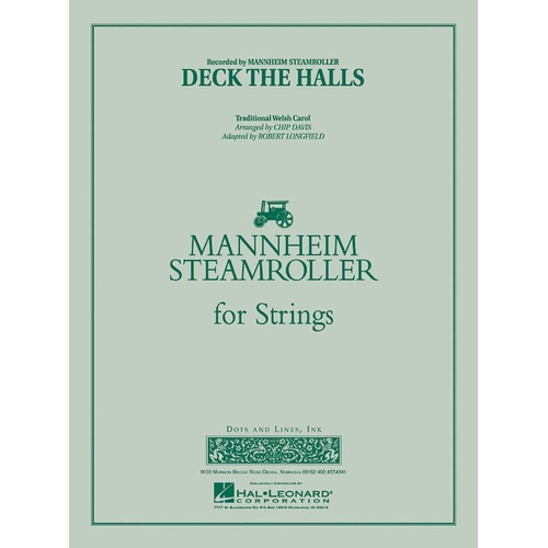 Pop Specials for Strings - Deck The Halls 3-4 (Music Score/Parts)