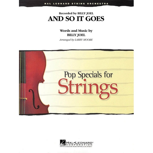 Pop Specials for Strings - And So It Goes 3-4 (Music Score/Parts)