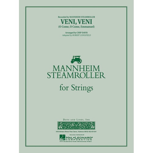 Pop Specials for Strings - Veni Veni O Come O Come Emmanuel  So3-4 (Music Score/Parts)