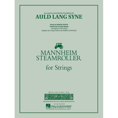 Pop Specials for Strings - Auld Lang Syne o3 (Music Score/Parts)