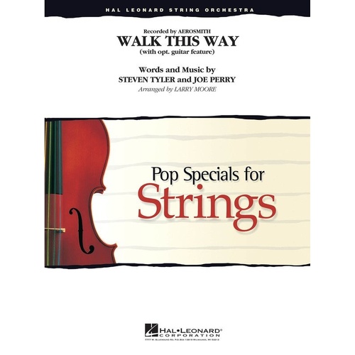 Walk This Way for String Orchestra with Optional Guitar - Hal Leonard