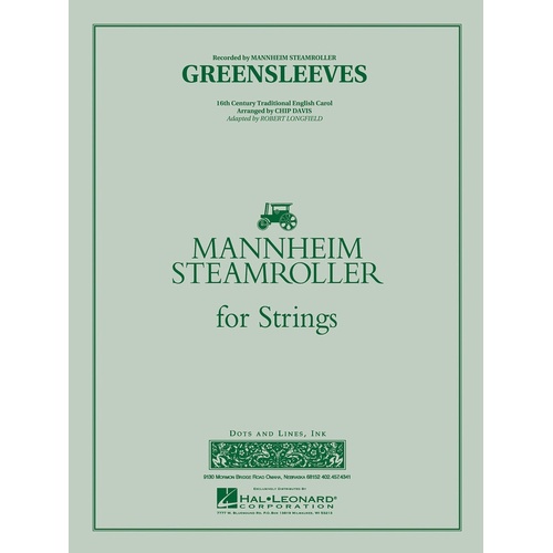 Greensleeves So3-4 (Music Score/Parts)