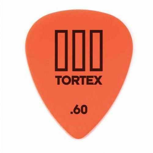 24 x Jim Dunlop Tortex TIII Orange 0.60mm Guitar Picks T3 USA 462R