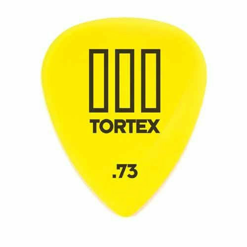 24 x Jim Dunlop Tortex TIII Yellow 0.73mm Guitar Picks T3 USA 462R
