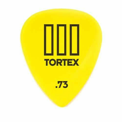72 x Jim Dunlop Tortex TIII Yellow 0.73mm Guitar Picks T3 Bulk Bag 462R