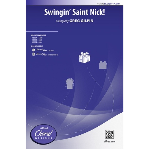Swingin Saint Nick SSA Choral Sheet Music