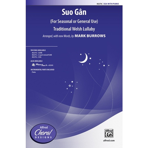 Suo Gan SSA Choral Sheet Music with Optional Flute
