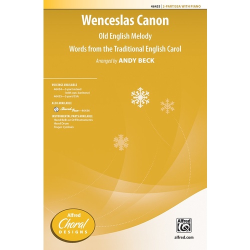 Wenceslas Canon SA/SSA Choral Sheet Music