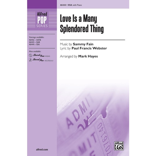 Love Is A Many Splendored Thing SSA