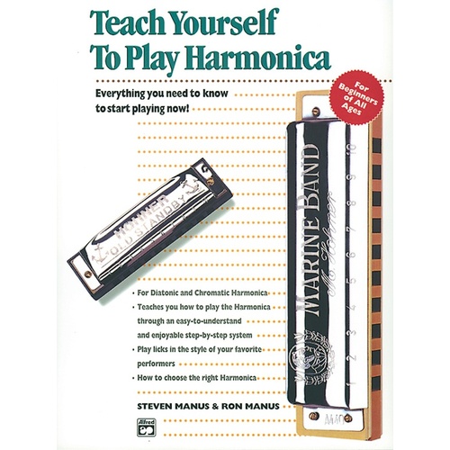Alfred's Teach Yourself To Play Harmonica Book/Harm